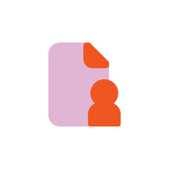 flat style document icons suitable for web, app, banner, etc