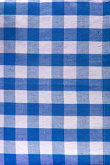 tablecloth fabric texture squares classic retro pattern from above