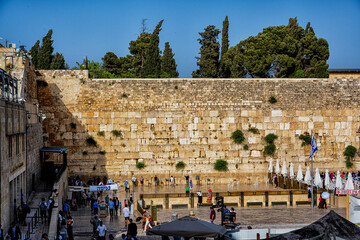 Holy Land of Israel. Jerusalem, Western Wall.
