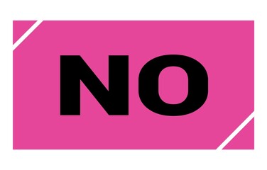 NO text written on pink-black stamp sign.