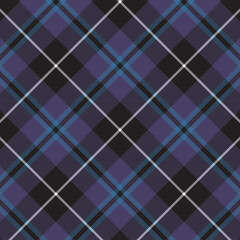 Douglas American Blue Modern Tartan Plaid pattern