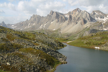 Lac Long in the wonderful claree valley in the french alps 