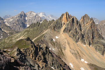 Wonderful claree valley in the french alps