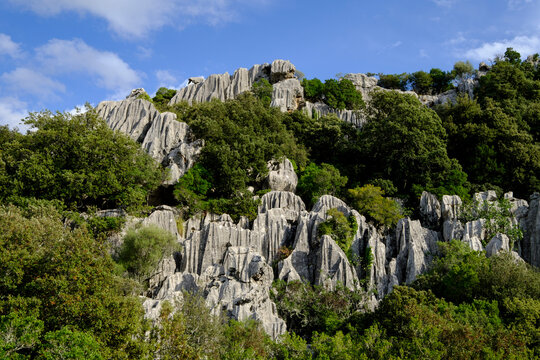 lapiaz de Es Pixarells, Escorca, Mallorca, balearic islands, spain, europe