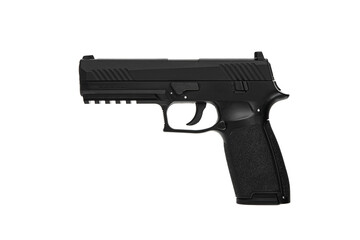 Air gun. Modern pneumatic weapon for air soft, sports and entertainment. A dummy, a copy of a real...