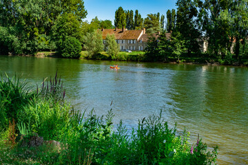 Obraz premium Kayak and river