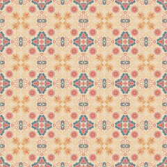 Leaves Seamless Pattern Background Garden Nature Plant Art Traditional Ornament 