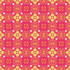 Leaves Seamless Pattern Background Garden Nature Plant Art Traditional Ornament 