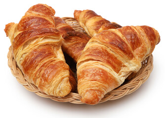 Closeup of tasty croissant
