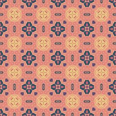 Leaves Seamless Pattern Background Garden Nature Plant Art Traditional Ornament 