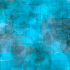 original abstract background with circles of different sizes in blue and gray shades