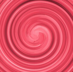 amazing abstract illustrated spiral in different tones of red