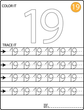 Handwriting Numbers Tracing Pages For Writing Numbers Learning Numbers, Numbers Tracing Worksheet For Kindergarten
