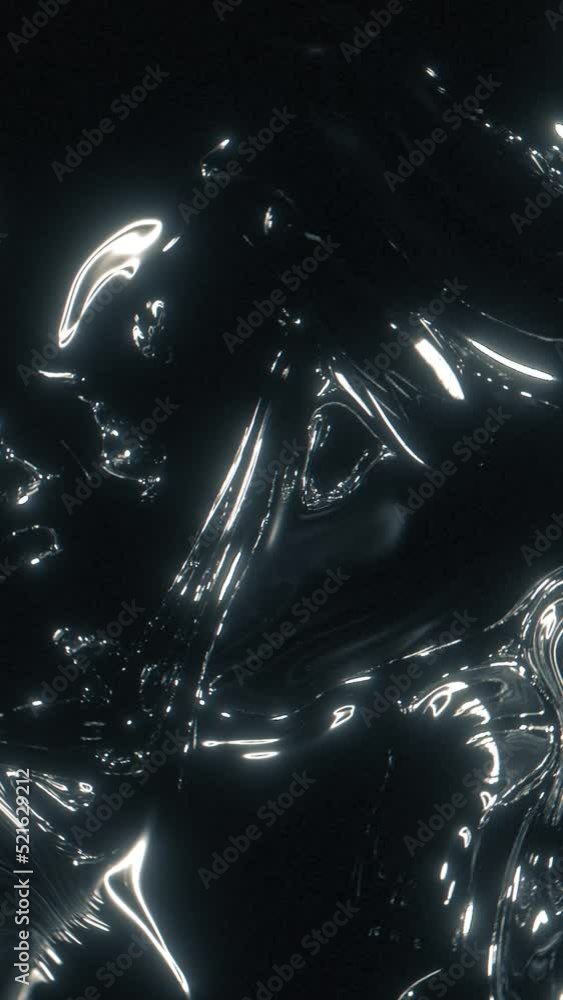Aufkleber futuristic abstract animation waves is flowing through speed on the digital background.