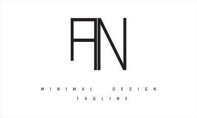 AN or NA Minimal Logo Design