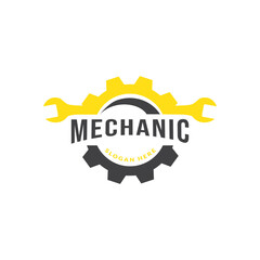 Gear Logo designs Template Vector, Mechanic logo symbol, Logo symbol icon template.