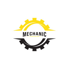 Gear Logo designs Template Vector, Mechanic logo symbol, Logo symbol icon template.
