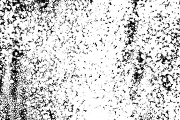 Fototapeta premium Distressed overlay texture of rusted peeled metal.Grunge Black And White Urban Texture. Dark Messy Dust Overlay Distress Background. 