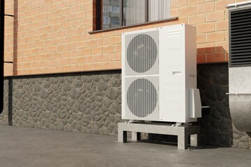 two-fan air conditioner, supply ventilation grille 3d