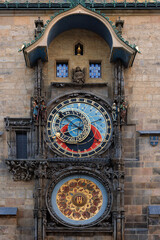 Prager Rathausuhr, Rathaus, Prag, Tschechien < english> Prague Astronomical Clock, City Hall, Prague, Czech Republic
