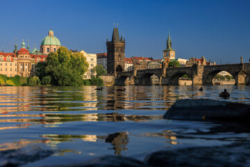 Karlsbruecke, Prag, Tschechien < english> Charles Bridge, Prague, Czech Republic