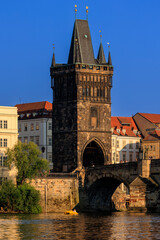 Fototapeta na wymiar Karlsbruecke, Prag, Tschechien 