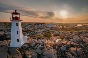 Peggy's Cove, Nova Scotia, Canada Lighthouse