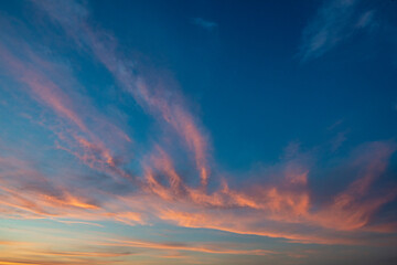 Naklejka na ściany i meble Clouds at Sunset
