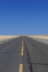 road to the desert