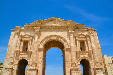 Fototapeta na wymiar Ancient Jerash ruins,(the Roman ancient city of Geraza), Jordan