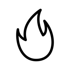 Fire Icon Vector Symbol Design Illustration