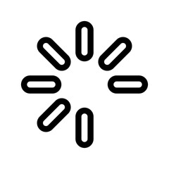 Obraz premium Loading Icon Vector Symbol Design Illustration