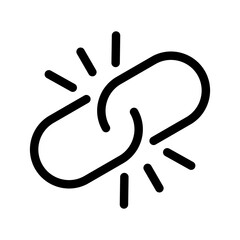 Link Icon Vector Symbol Design Illustration