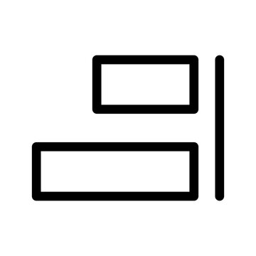 Align Icon Vector Symbol Design Illustration