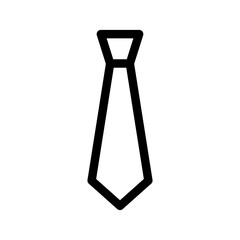 Tie Icon Vector Symbol Design Illustration