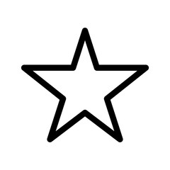 Star Icon Vector Symbol Design Illustration