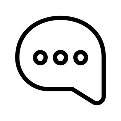 Obraz premium Chat Icon Vector Symbol Design Illustration