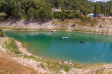 Lake Salto is the largest artificial lake in Lazio
