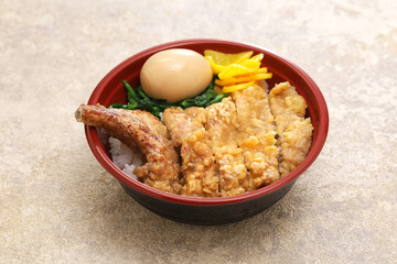 Taiwanese fried pork chop bento, station lunch box