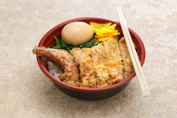 Taiwanese fried pork chop bento, station lunch box