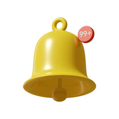 golden bell isolated