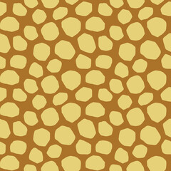 Abstract modern giraffe seamless pattern. Animals trendy background. Colorful decorative vector stock illustration for print, card, postcard, fabric, textile. Modern ornament of stylized skin