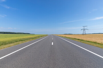 paved road for car traffic