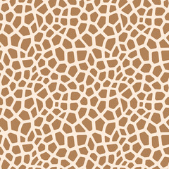 Abstract modern giraffe seamless pattern. Animals trendy background. Colorful decorative vector stock illustration for print, card, postcard, fabric, textile. Modern ornament of stylized skin