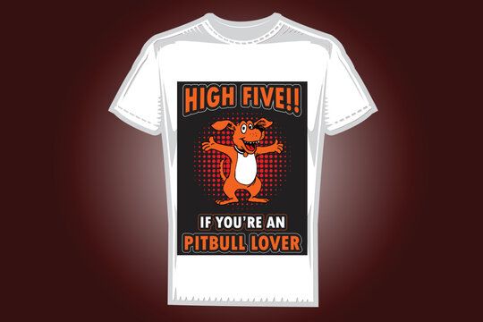 T-Shirt With Pitbull Design Pitbull Tshirt