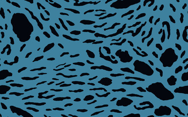 Abstract modern leopard seamless pattern. Animals trendy background. Color decorative vector stock illustration for print, card, postcard, fabric, textile. Modern ornament of stylized skin