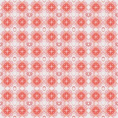 seamless  flower ikat fabric pattern background, fashion decorative ornament vector 