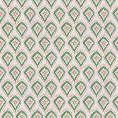 seamless ikat indian ethnic on black background fabric pattern and background, Art illustration fashion bohimian and mexican fabric and cover 