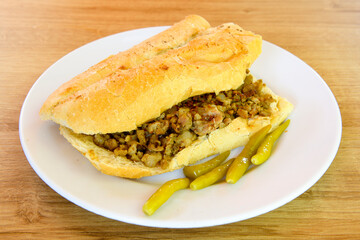 Traditional Turkish Food Kokorec. izmir kokorec.