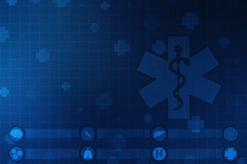 Obraz premium Medical and Health care concept background, Medical Science, Biotechnology concept background